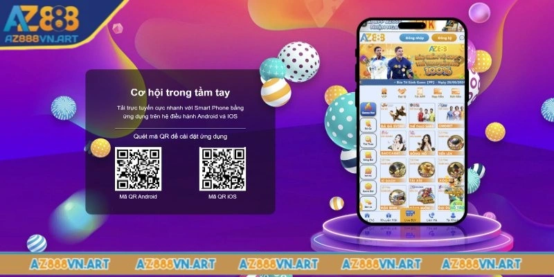Sau khi truy cập vào trang chủ, bạn tìm nút “Tải app” ở trên màn hình